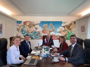 Treffen der Organisatoren des Feinfestivals Basel 2020 mit der Botschafterin von Paraguay in der Schweiz und Liechtenstein und dem Honorarkonsul von Paraguay für die Deutschschweiz 3